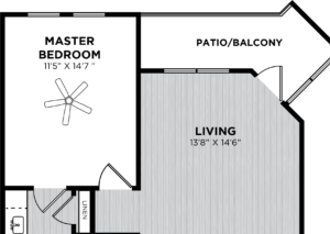 Two bedroom two bathroom